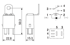 24V ホーンリレー