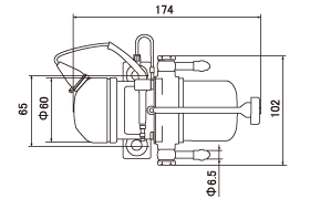 電磁式フューエルポンプ FP-3