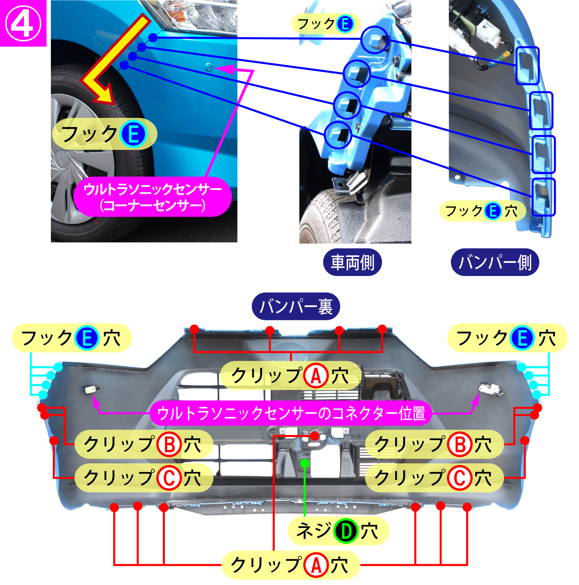 ダイハツ LA350S系ミラ イース 26.ルーフボックス(INNO) 08370-K9000 MIRA DAIHATSU 