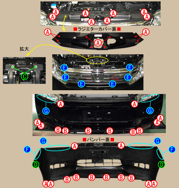 ステップ ワゴン ｒｋ1 のホーン交換