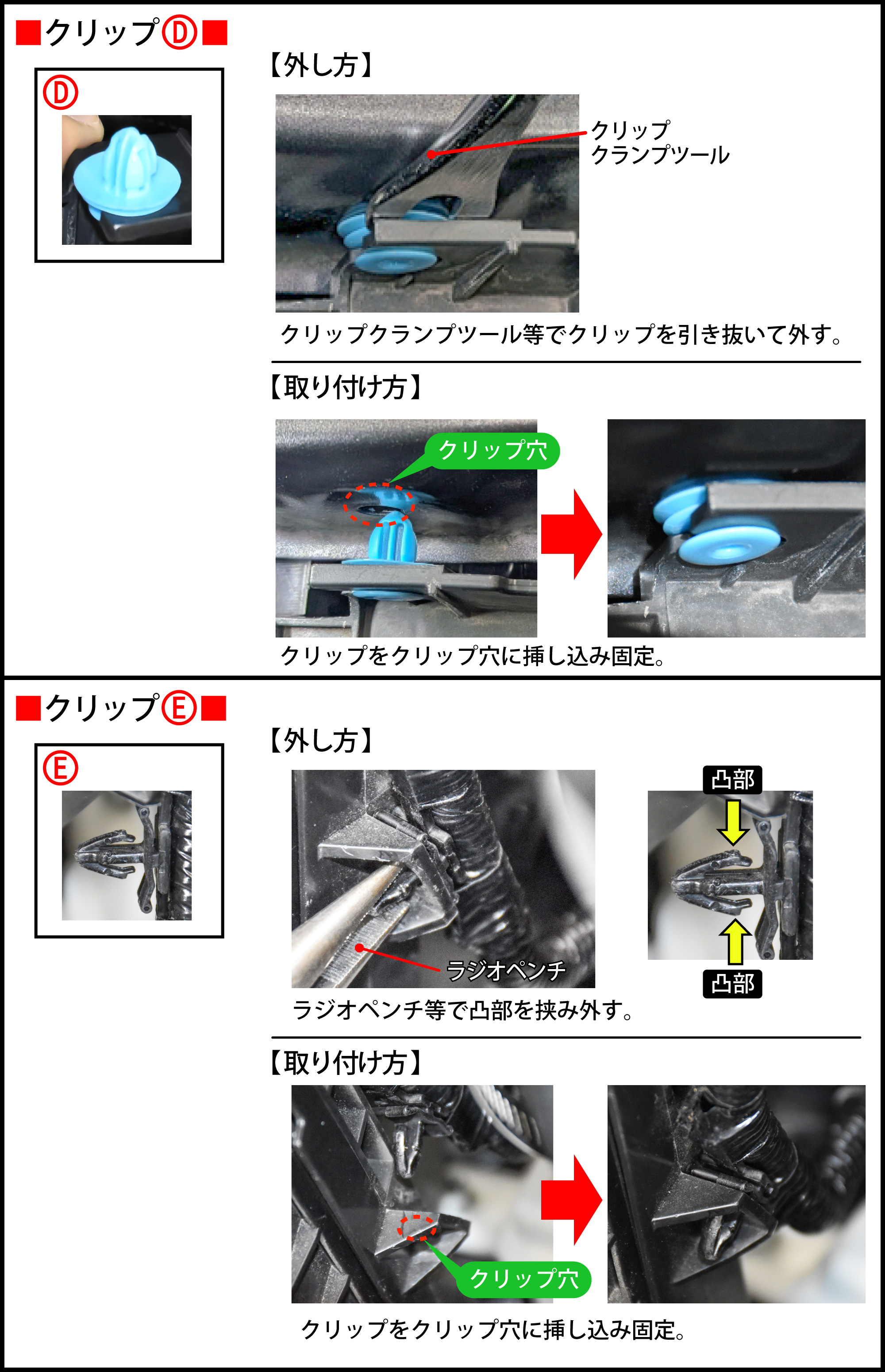 クロストレック(GUF)のホーン交換