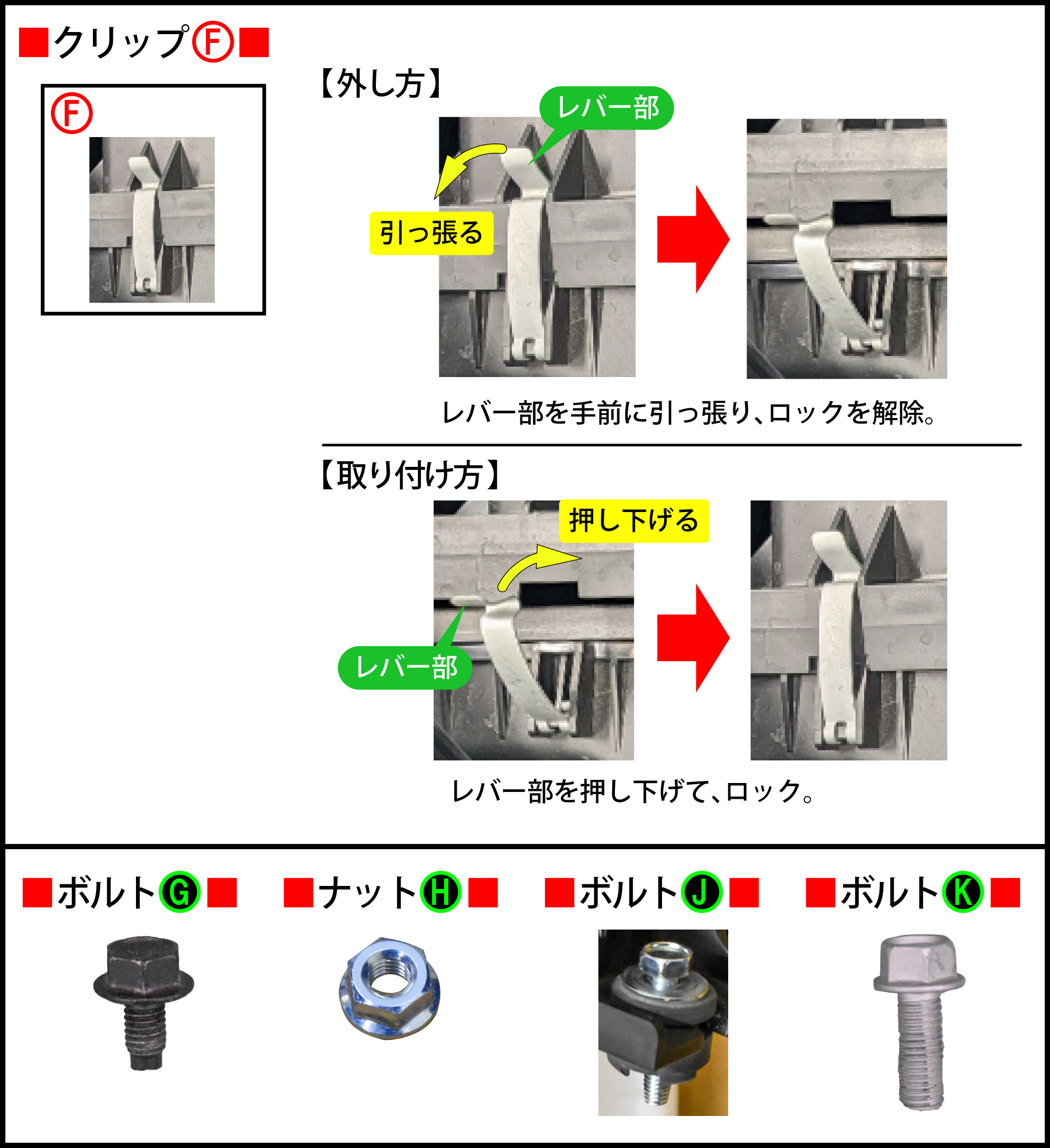 クロストレック(GUF)のホーン交換