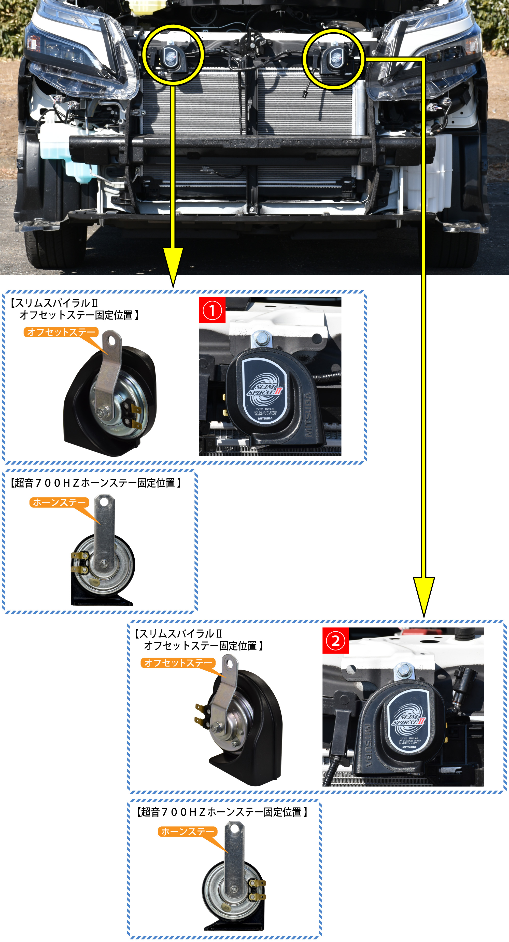 純正　トヨタ　ホーン　ヴォクシー　VOXY  80